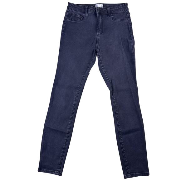Cello Jeans Women’s Size 9 Skinny Ankle High Rise Jeggings Black Stretch - Picture 1 of 15
